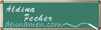 Aldina Pecher Visitenkarte